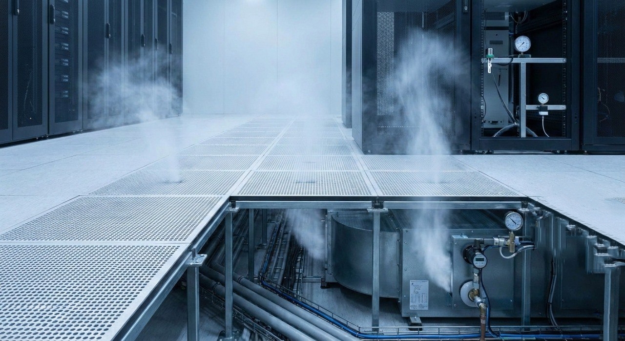 تأثیر ارتفاع کف کاذب بر فشار هوا در اتاق‌های فوق حساس